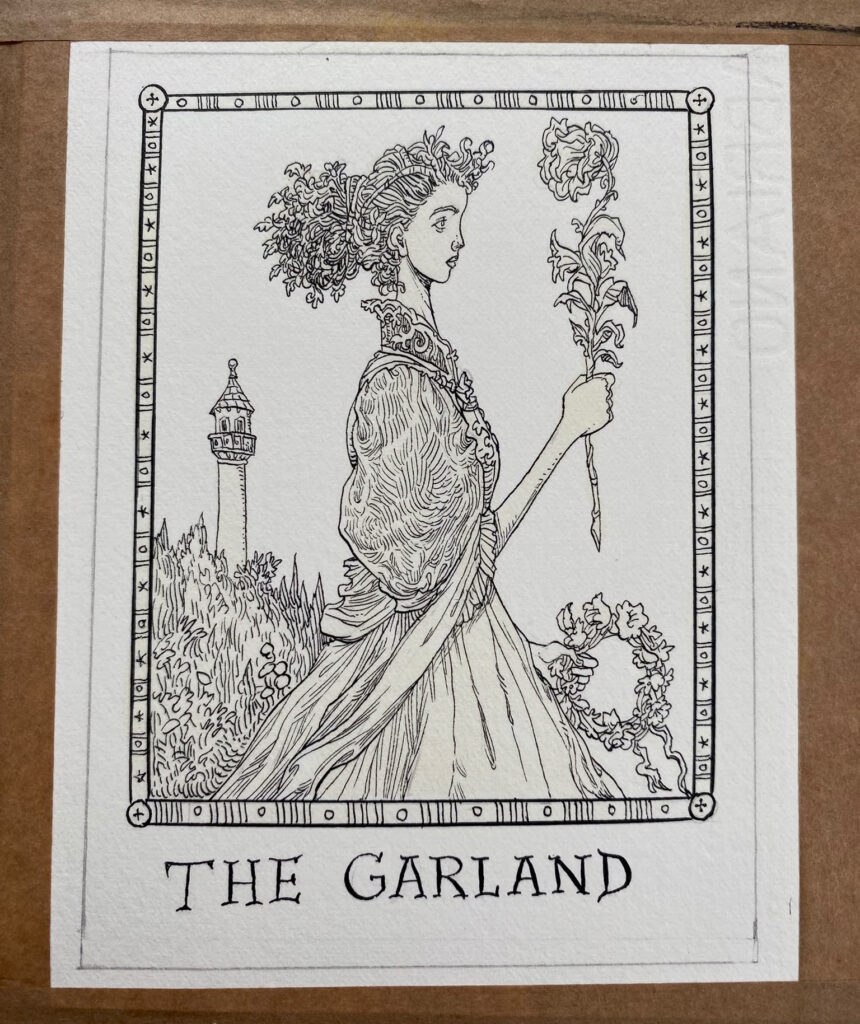 Inked card
